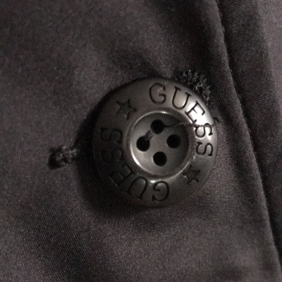 1 hour sale🔥Guess, black trench coat style jacket - Picture 8 of 10